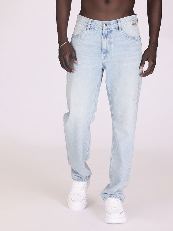 ג’ינס בגזרה רפויה ומשוחררת לגברים