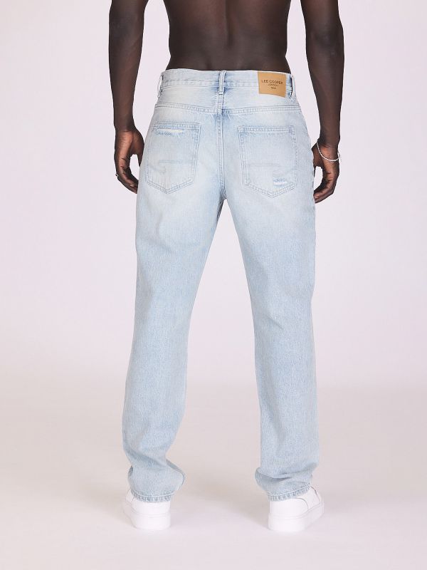 ג’ינס בגזרה רפויה ומשוחררת לגברים