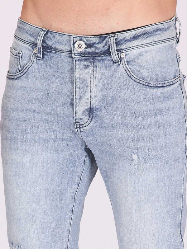 ג’ינס בגזרה ישרה לגברים