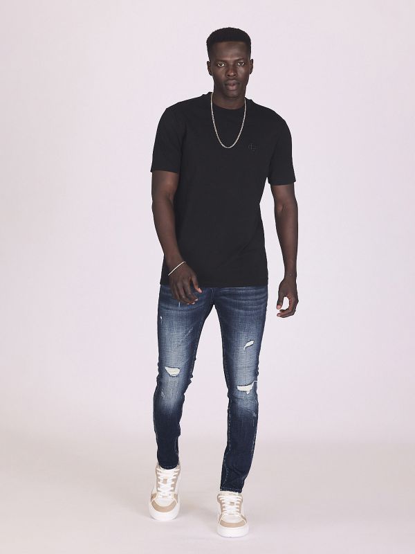 ג’ינס כהה צמוד לגברים