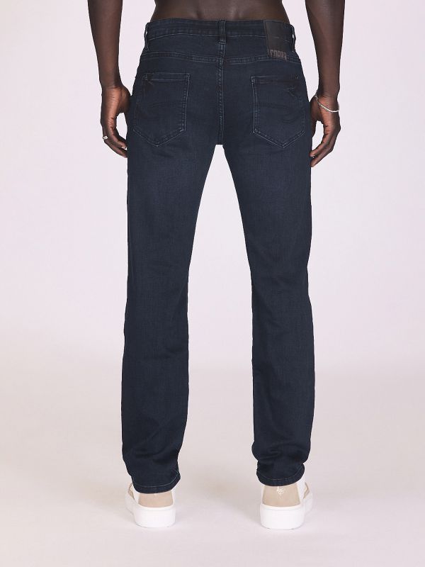 ג’ינס משופשף עם הדפס לגברים