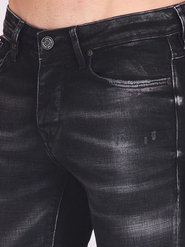 ג’ינס צמוד עם תפרים לגברים