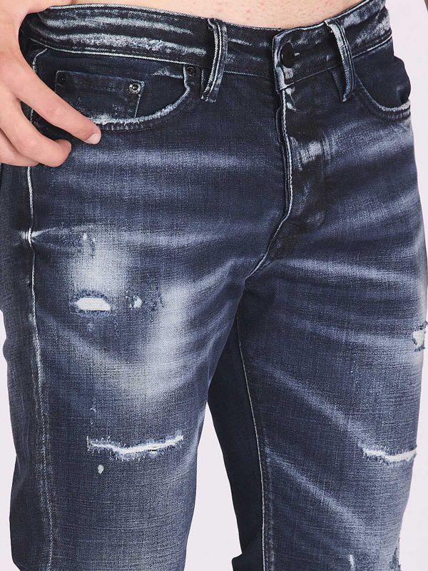 ג’ינס בגזרה ישרה לגברים