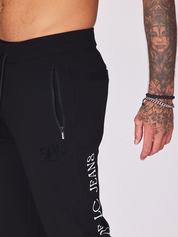 מכנסי טרנינג עם הדפס לג לגברים