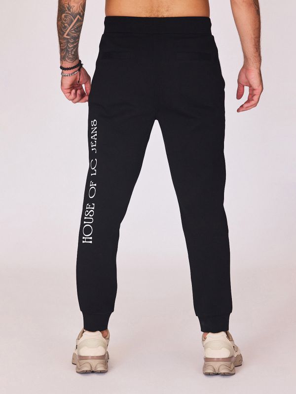 מכנסי טרנינג עם הדפס לג לגברים