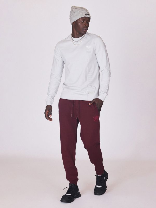 מכנסי טרנינג עם הדפס לג לגברים