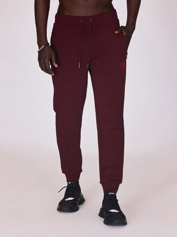 מכנסי טרנינג עם הדפס לג לגברים