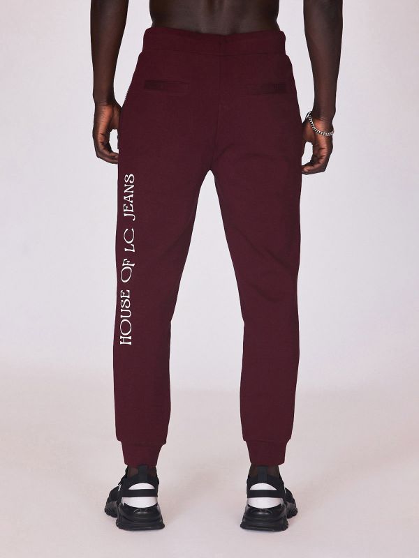 מכנסי טרנינג עם הדפס לג לגברים