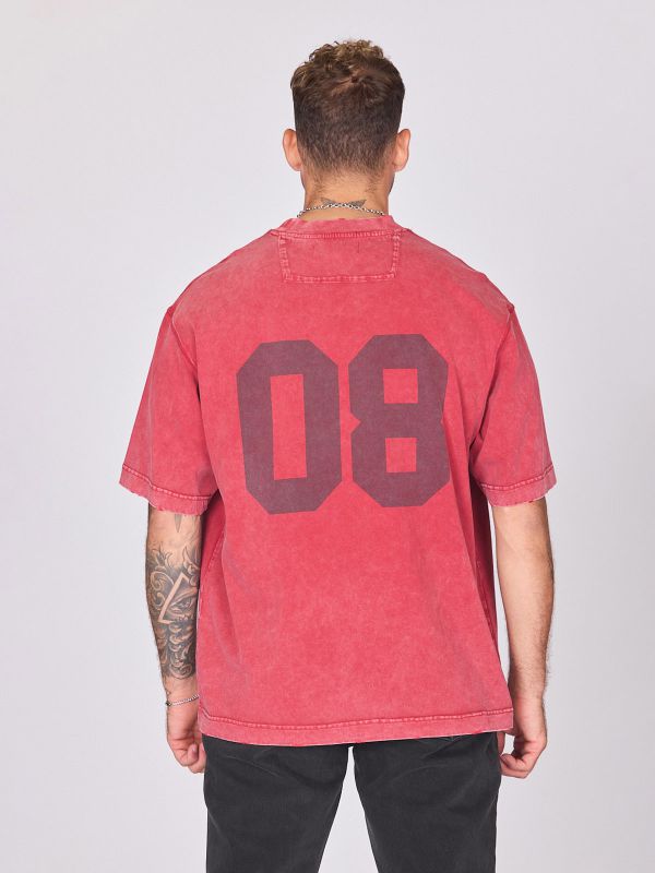 חולצת טי עם הדפס גב לגברים