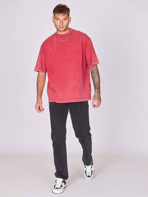 חולצת טי עם הדפס גב לגברים