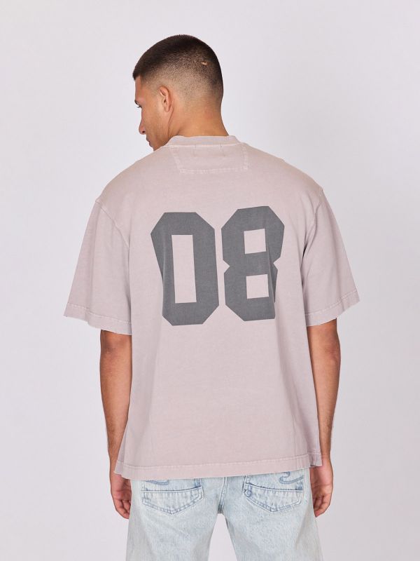 חולצת טי עם הדפס גב לגברים