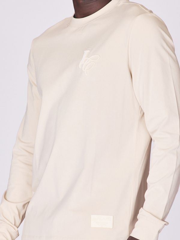 חולצת טי ארוכה עם הדפס לגברים