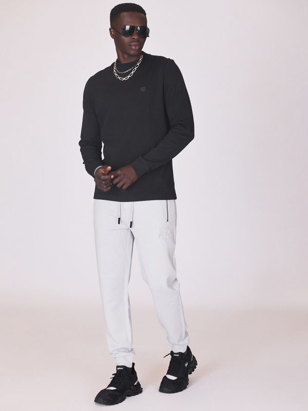 חולצת טי ארוכה עם הדפס לגברים