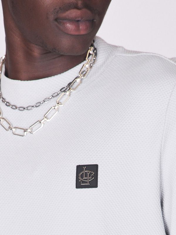 חולצת טי ארוכה עם רוכסן לגברים