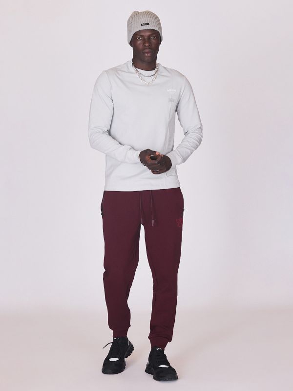 חולצת טי ארוכה עם הדפס לגברים