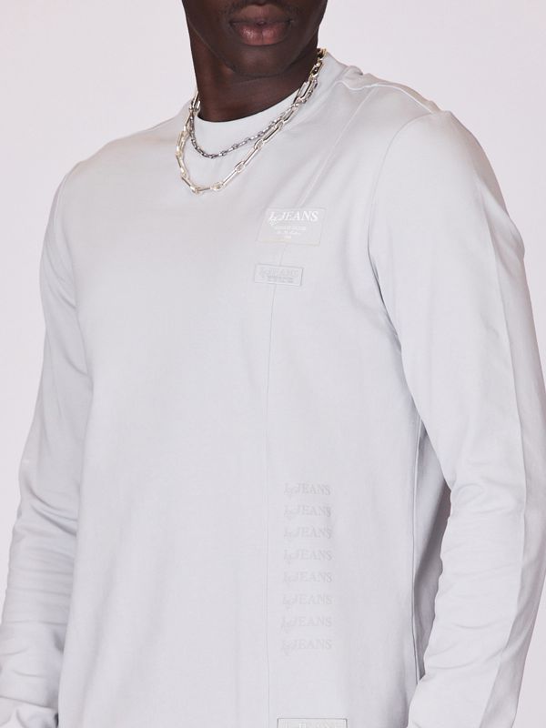 חולצת טי ארוכה עם הדפס לגברים