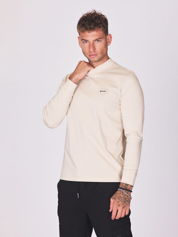 חולצת טי ארוכה עם רוכסן לגברים