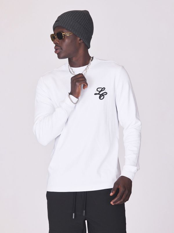 חולצת טי ארוכה עם לוגו לגברים