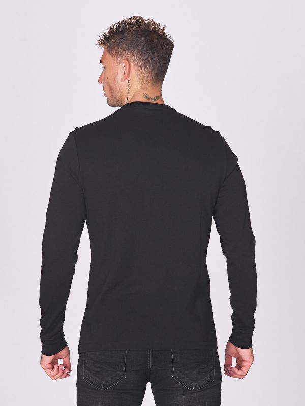 חולצת טי ארוכה עם לוגו לגברים