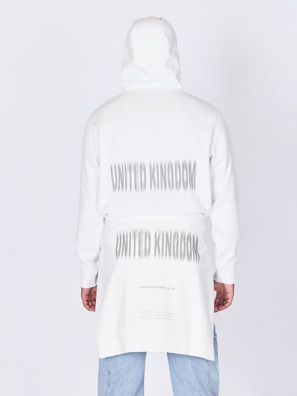 קפוצ’ון ארוך עם הדפס לגברים