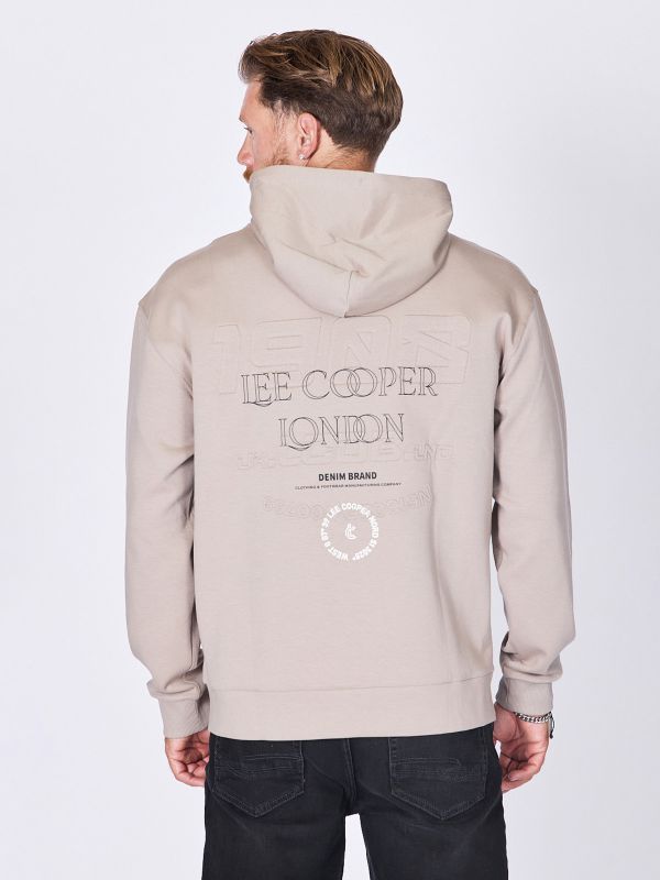 קפוצ’ון עם הדפס גב לגברים