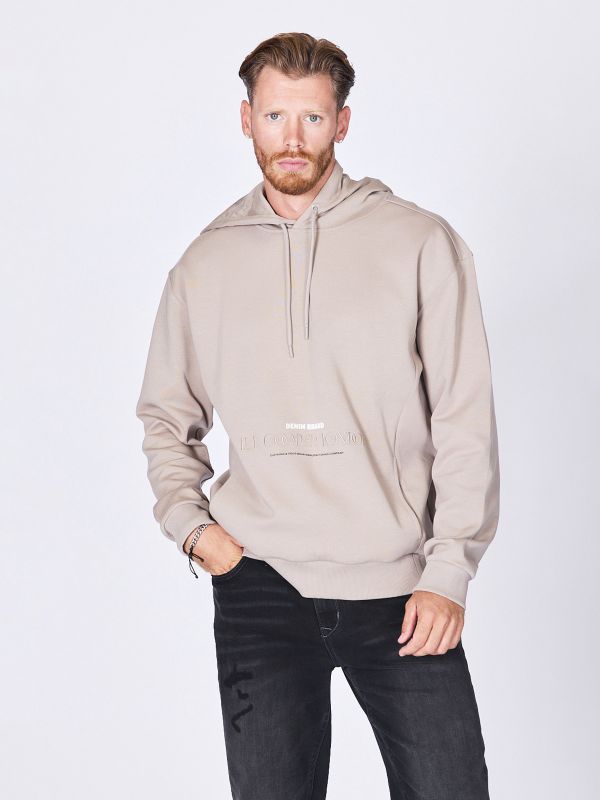 קפוצ’ון עם הדפס גב לגברים