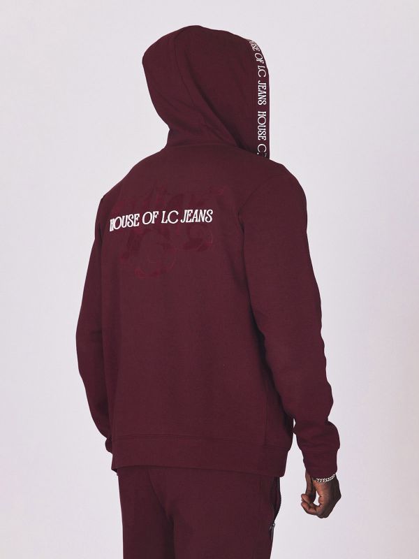 קפוצ’ון רוכסן עם הדפס לגברים