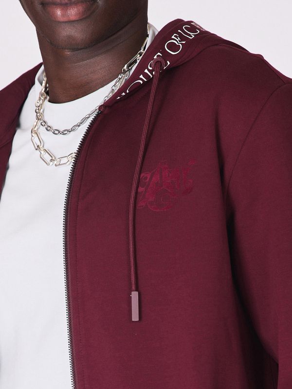 קפוצ’ון רוכסן עם הדפס לגברים