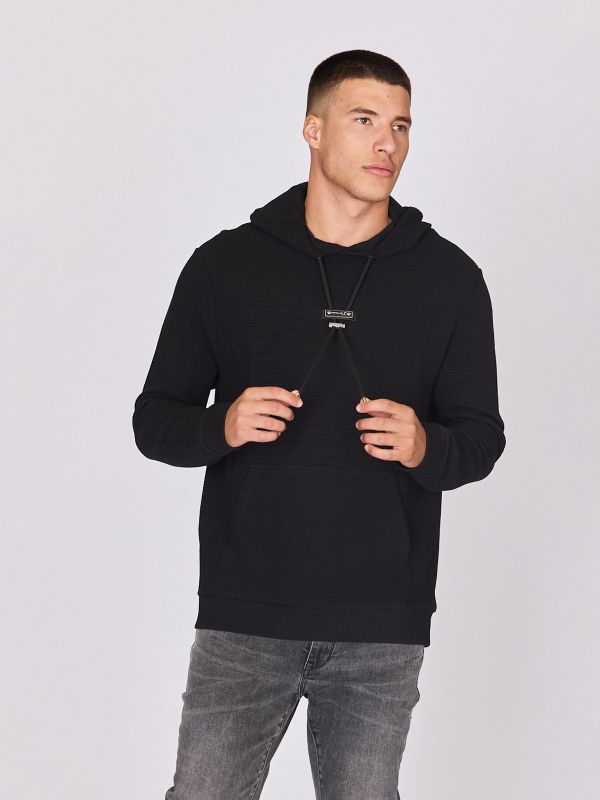 סווטשירט במראה מינימליסטי לגברים