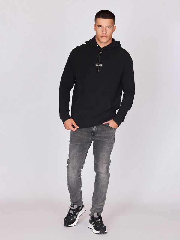 סווטשירט במראה מינימליסטי לגברים