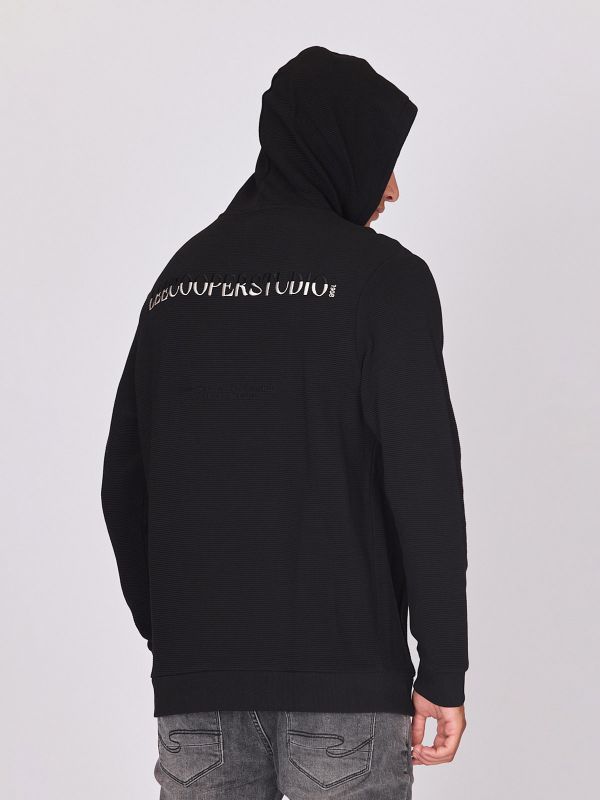 סווטשירט במראה מינימליסטי לגברים