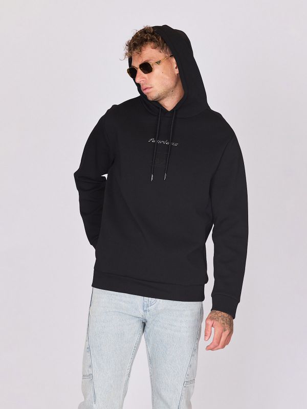 קפוצ’ון עם הדפס בגב לגברים