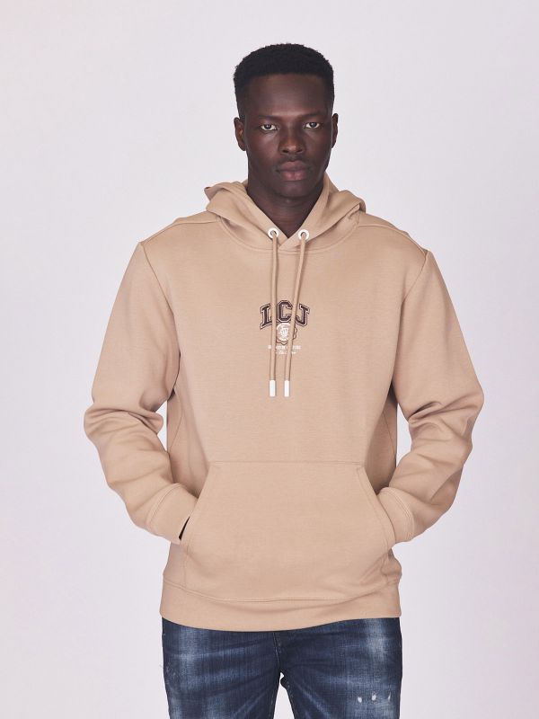 קפוצ’ון הדפס גב לגברים