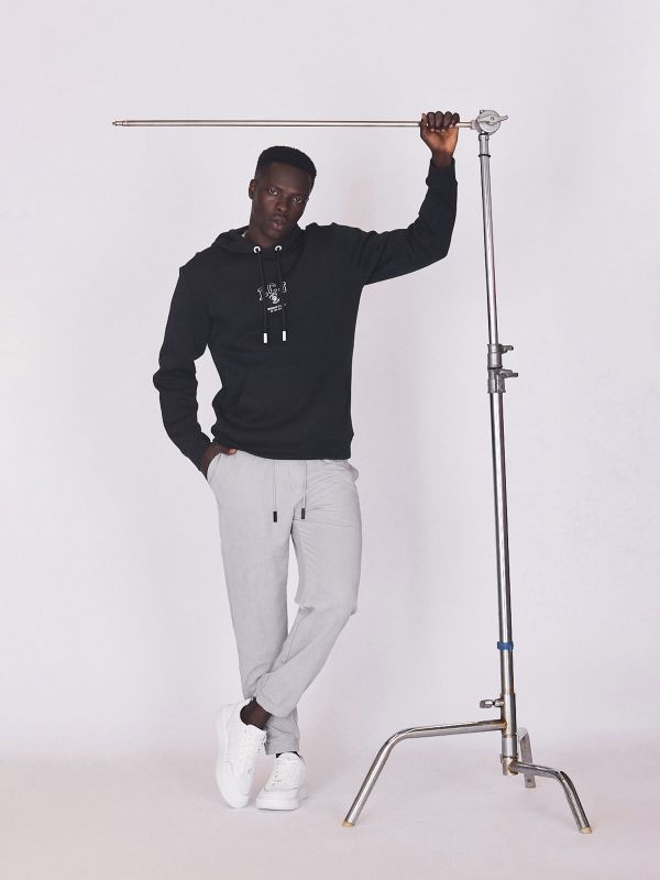 קפוצ’ון הדפס גב לגברים