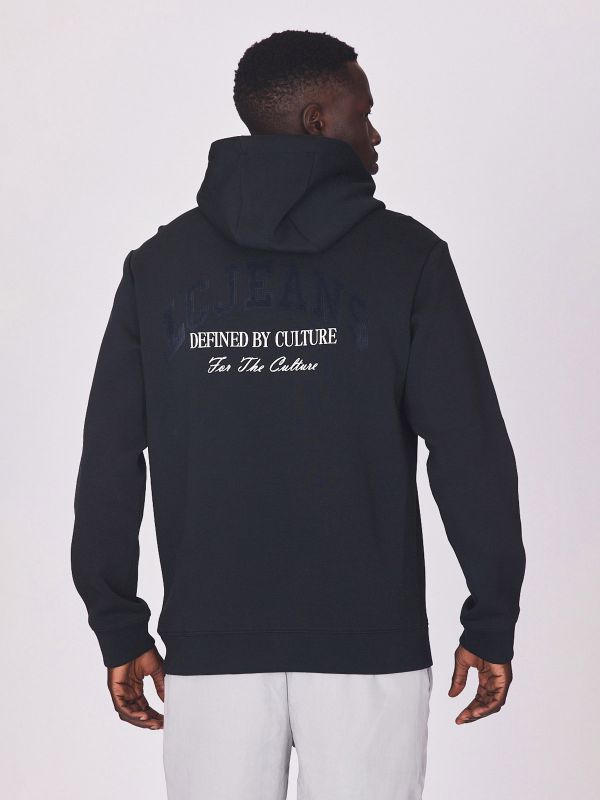 קפוצ’ון הדפס גב לגברים