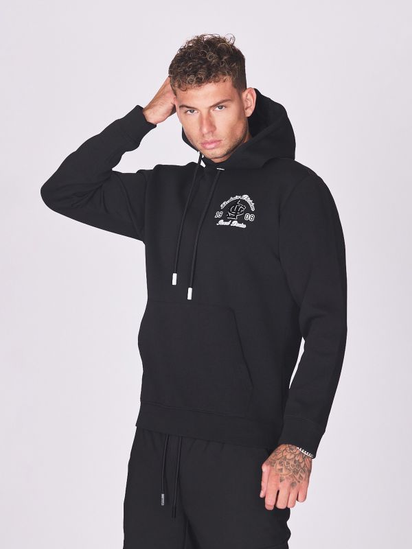 קפוצ’ון עם הדפס לוגו לגברים