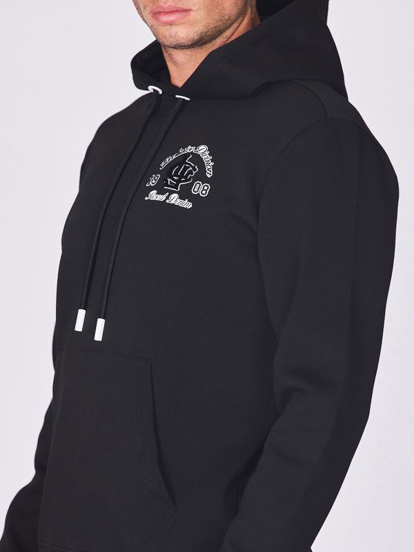 קפוצ’ון עם הדפס לוגו לגברים