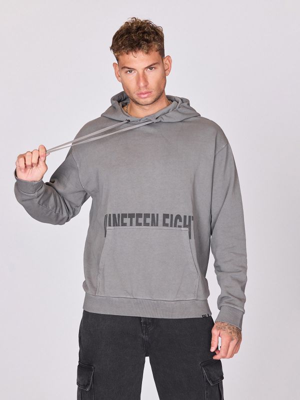 קפוצ’ון בסיסי עם הדפס לגברים