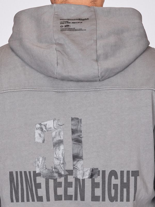 קפוצ’ון בסיסי עם הדפס לגברים