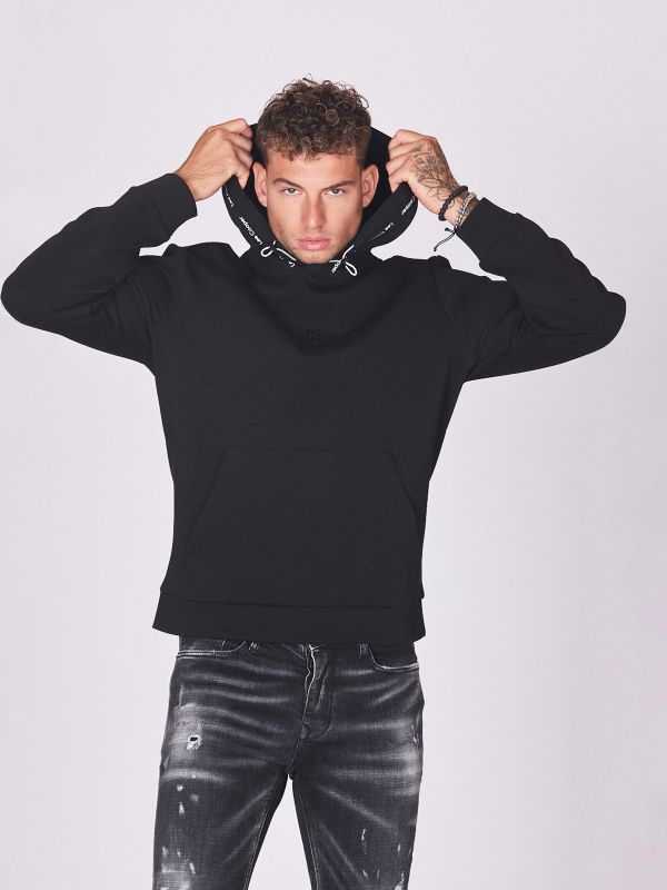 קפוצ’ון עם הדפס קטן לגברים