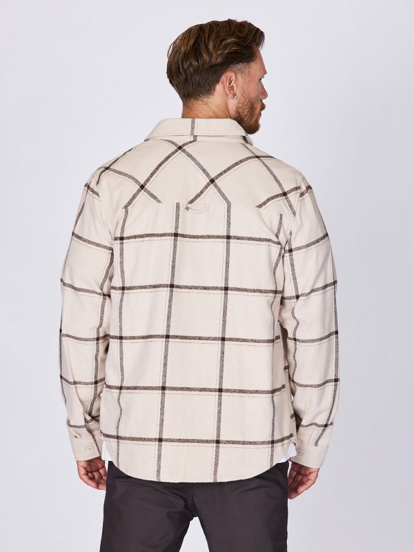 חולצת פלנל משובצת לגברים