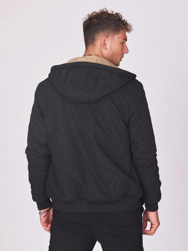 ג’קט דו-גוני עם בטנה כהה לגברים