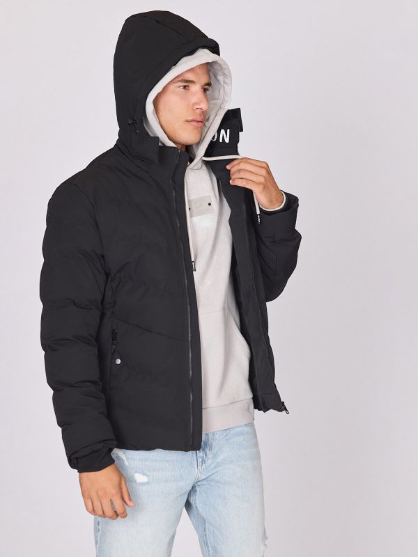 מעיל פאפר עם קפוצ’ון לגברים