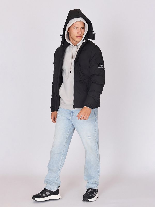 מעיל פאפר עם קפוצ’ון לגברים