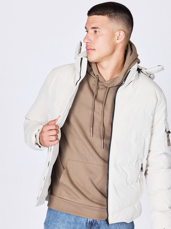 מעיל פאפר עם קפוצ’ון לגברים