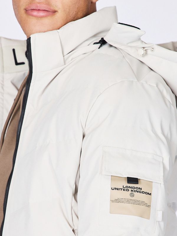 מעיל פאפר עם קפוצ’ון לגברים