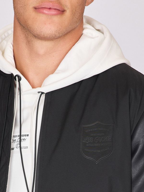 מעיל בומבר עם פרווה לגברים