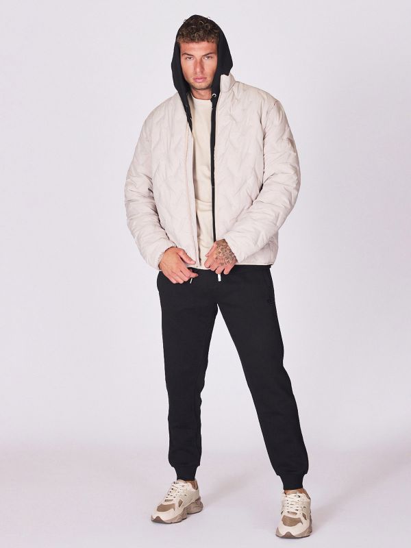 מעיל בומבר דו-צדדי לגברים