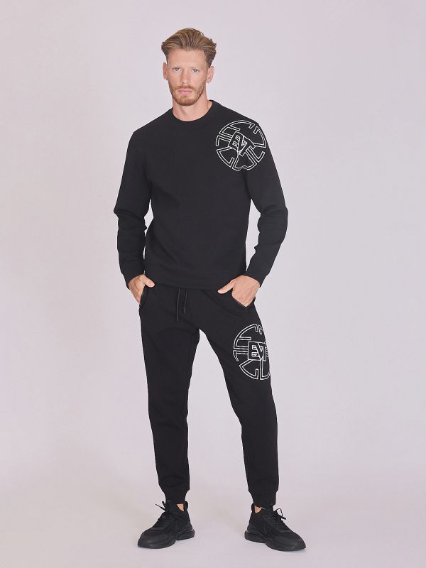 מכנסי טרנינג עם הדפס לגברים