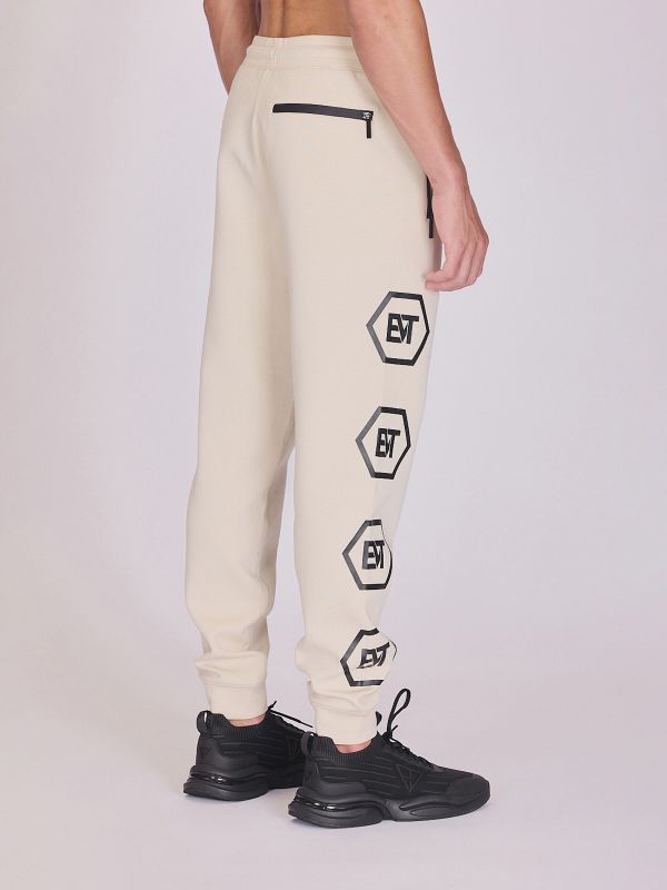 מכנסי טרנינג עם כיתוב לגברים